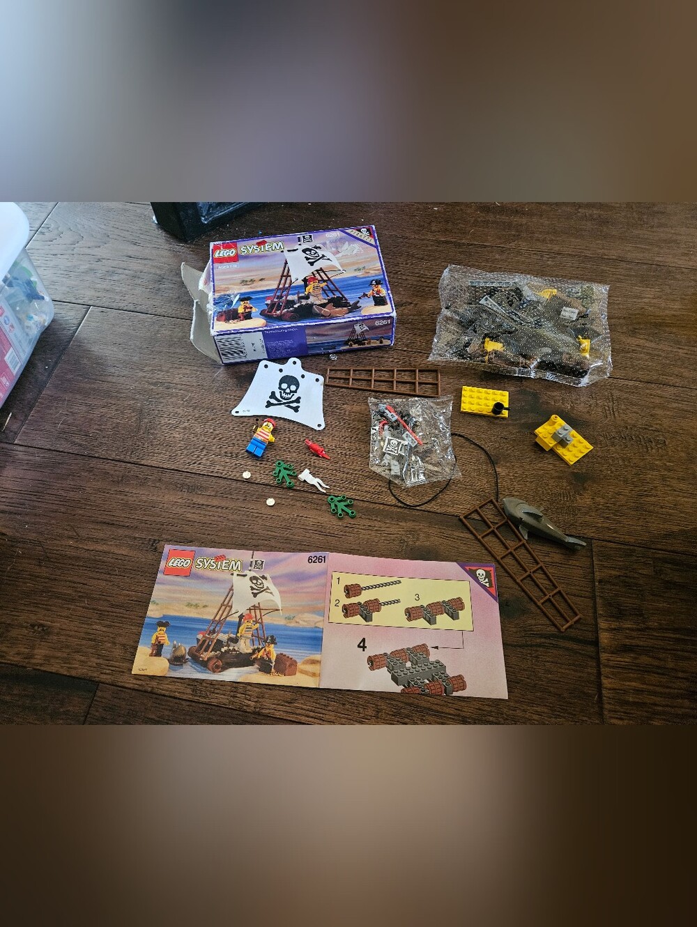 LEGO Pirates: Raft Raiders (6261) Incomplete w/ Manual Used Condition  Lego Set.